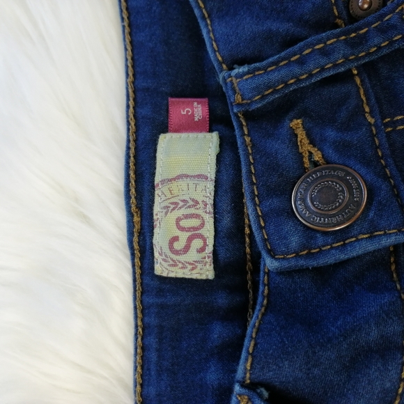 SO Blue Cropped Jeans Size 5 - Picture 5 of 6